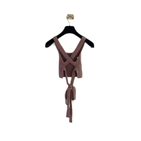 Aritzia Wilfred Cayenne Open Back Top - Picture 4 of 8